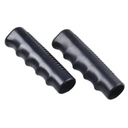 2Pcs Wheelbarrow Rubber Handles, Round Tubes Black Replacement Universal Handles PVC Anti-slip Handle Cover Industrial Tool Part