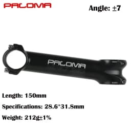 Paloma Bicycle Extended Stem 150mm Long 12 Degree CNC Handle 28.6 * 31.8mm Mountain Bike Road Bike Equipment Accessories