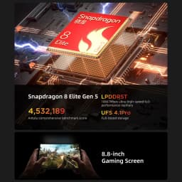 Lenovo Legion Y700 5th Gen 8.8'' Qualcomm Snapdragon 8 Elite Gen 5 165Hz Display 9000mAh Battery Gaming Tablet PC TB323FU