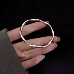 New 925 Sterling Silver Metallic Belt Vintage Punk Bracelet Bangle For Woman Girl Fashion Jewelry Gift Dropship Wholesale