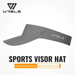 WRELS 1/2/3pcs Summer Sun Protection Empty Top Hat Breathable Sweat Absorbing Sun Visor Caps Outdoor Sport Running Tennis Caps