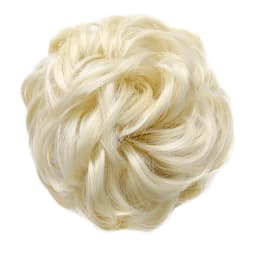 Synthetic Messy Bun Chignon Donut Blonde Brown Color Hair Bun Pad Elastic Hair Rope Rubber Band Hair Extensions for Women