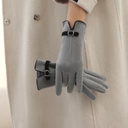 Winter Women Thicken Keep Warm Touch Screen Gloves Elegant Fashion Soft Velvet Internal Driving Cycling Outdoor Cold Protection