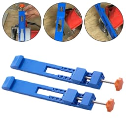 1/2pc Adjustable Cutting Machine Base Guide Circular Saw Milling Positioning Clamps Two-way Reverse Buckle For 5-6in Dust Cutter