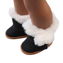 7CM Doll Snow Boots Tassels Plush Doll Shoes For 18 inch American&43cm Baby New Born,Generation,Life Girl Doll 1/3 BJD Dolls