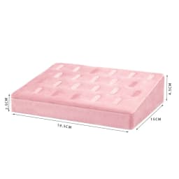 High End Pink Velvet Jewelry Display Props Ring Earrings Holder Necklace Bracelet Tray Organizer Jewelry Store Window Display