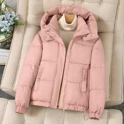 Women's Winter Cotton Jacket 2026 New down Cotton Coat Thickened Large Size Short Hooded Warm Popular Cotton Padded Coat