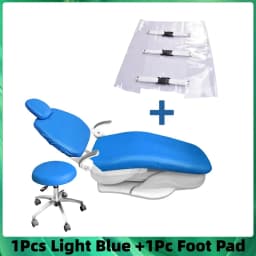 1Pcs Dental Chair Cover Unit PU Leather Elastic Waterproof Protective Case Seat Chair Cover Dental Chair Mat Foot Pad Dentistry