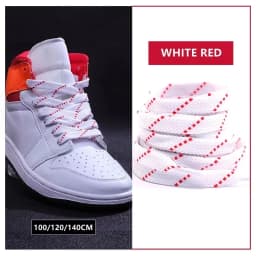 New Twill Two-Tone Shoelaces for Sneakers Flat Shoelace Pattern Premium Colorful Shoe Laces Athletic Unisex Shoestring 1pair