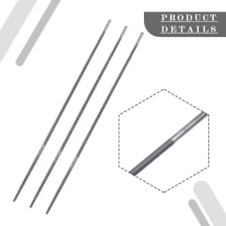 3 /6 Pieces 3 5mm Chainsaw Chain File Set Metal Files For Chainsaw Chains Portable And Tools For Chain Maintenance