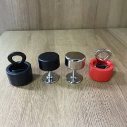 Rose Red Plastic Lock with Steel Pin PVC Cap Magnet Key Pink Magnetic Lock for Restraint Belt Patient Safety Hospital Transport
