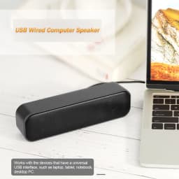 Soundbar Speaker Portable USB Wired Computer TV PC Laptop Desktop Subwoofer Sound Box Music Caixa De Som Bocina Coluna Acoustics