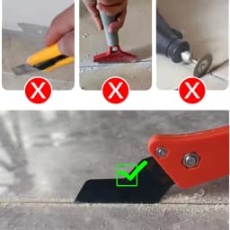 Professional Ceramic Tile Gap Repair Hook Knife for Cleaning Removal Grout Tungsten Steel Joint Notcher Hand Construction Tools