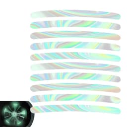 Reflective Car Tire Sticker Car Wheel Hub Reflective Sticker Car Wheel Tire Rims Sticker Stripes Tape Decals Bike Accessories