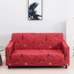 string printed sofa chair slipcovers armchair decoration elastic spandex for living room sofa cover stretch floral printed
