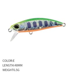 Sinking Minnow lure 48mm 6.5g Hard Bait Wobblers Minnow Carp Fishing Lure Isca pesca Artificial Minnow Lure for Trout Bass
