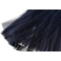 Starry Gradient Chiffon Pleated Long Skirt for Women, Solid Color 3-layer A-line High Waisted Autumn and Winter Big Swing Skirt