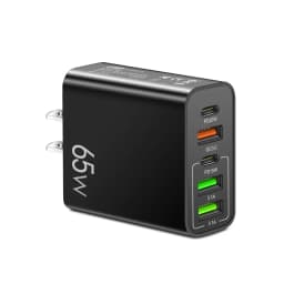 USB Type C Charger Total 65W PD Fast Charging Phone Charger Wall Adapter For iPhone 15 Samsung Xiaomi 5 Ports USB Quick Charger