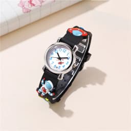 Spaceman Children Watch For 1-15 Years Old Boys Soft Silicone Cartoon Kid Wristwatch Clock
