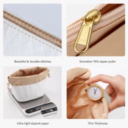 CRAZYSMITH Bag Organizer For LV Nano Noe Handbag Dupont Paper Inner Bag Insert Storage Bags Drawstring Liner Bag Support Shaper