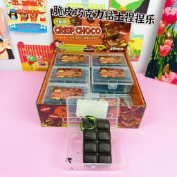 Chocolate Wax Cracking Squeeze Fidgets Cat Paw Donut Crunchy Sound Ball Handmade Craft Crispy Feel Snowball Crunch Squishy Gift