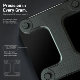 Intelligent Weight Scale, Body Fat Scale, Digital Bathroom Scale, Connected to App to Measure 17 Data Items, Supports 8 Members