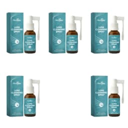 Respiratory Support Spray for Airway Clearance & Breathing Ease Natural Lung Detox Supplement Eucalyptus & Menthol Formula 30ml