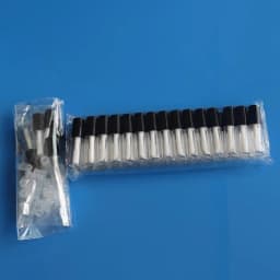 50/100/200Pcs Black Blue Silver Rose Gold Lip Gloss Tube Cosmetic with Cap Empty Lipstick Bottle Lipgloss Sample Container