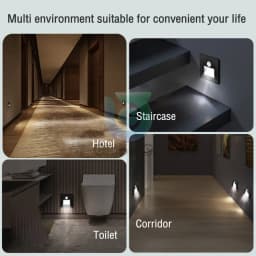 Motion Sensor Light AC110V-240V Infrared Human Body Induction Night Footlight LED PIR Sensor Stairway Corridor Foyer Lighting