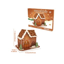 8 Style Christmas Castle Building 3D Puzzle Model X'max House Architecture Construction Jigsaw Puzzles Toys Kids Christmas Gift