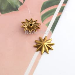 10-50-200pcs 20mm Old Gold Metal Studs Rivets Spikes Punk Rivet for Leather DIY Craft Parts Big Flower