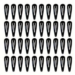 50Pcs Snap Hair Clips Candy Color Glossy 2 Inches No Slip Metal Hair Pins Clips Barrettes Accessories for Baby Girls Toddlers