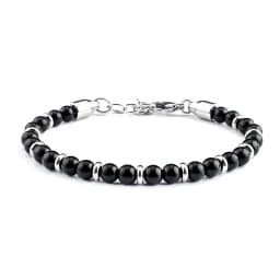 2026 Classic 6mm Tiger Eye Stone Hematite Beaded Bracelet Adjustable Stainless Steel Chain Bracelet for Men Women Jewelry Gifts