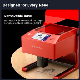 AlgoLaser PIXI Laser Engraver Portable 3/5/10W Power Covered 3.5"Touch Screen Business Engraving Machine Customized Artwork Tool
