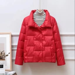 2023 Spring Autumn New Down Jacket Women's Jackets Stand-Up Collar Coat for Women Light Outerwear Female Korean Down Coat Tops