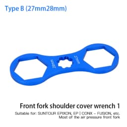 Risk Bicycle Front Fork Repair Kit MTB Bike Front Fork Shoulder Cover Cap Wrench For SR Suntour XCR/XCT/XCM/RST Disassembly Tool