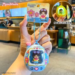 Monchhichi Led Light Up Keychain Cute Retro Y2K Bag Charm Tamagotchi Style Glowing Pendant Anime Gift For Teen Girls Backpacks