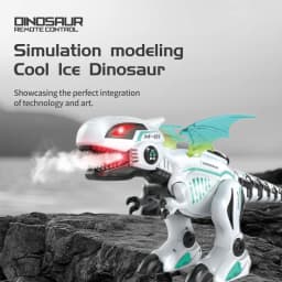 Rc Robot Dinosaurs Toys Education Electronic Simulation Action Sound Light Music Spray Remote Ccontrol Animal Toys for Kids Boys