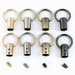 5/10Pcs 12mm Metal Bag Strap Buckles O Ring Tassel Cap Clip Cord Lock Stopper Handbag Chain Hanger Clamp Hook Accessories
