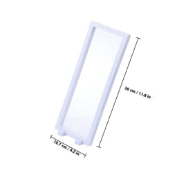 Jewelry Display Stand 11X30Cm Clear Plastic 3D Floating Frame For Medals Stamps Showcase Display Box Gift Decor