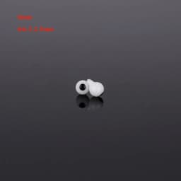 4mm 6mm 8mm 10mm Glass Eyes Eyeball Handle Style Black DIY Making Crafts Accessories Black Pearl Eyes For BJD /for OB11 Dolls