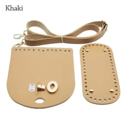 1/3pcs PU Leather Shoulder Bag Bottom Strap Handbag Shoulder Strap Woven Bag Set For DIY Handmade Bag Backpack Accessories