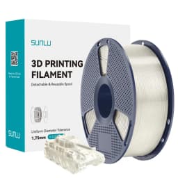 SUNLU 1KG PLA 3D Printer Filament 1.75mm Neatly Wound 3D Printing Filament Fit Most FDM 3D Printers, 1kg Spool (2.2lbs)