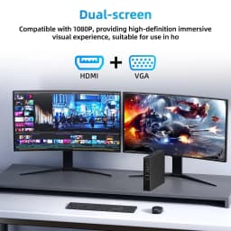 Texhoo MINI PC Intel Core i5‑8305G AMD GPU Radeon RX Vega M GL 4GB HBM2 16G DDR4 2666Mhz 512G SSD Desktop Mini Computers WIFI6