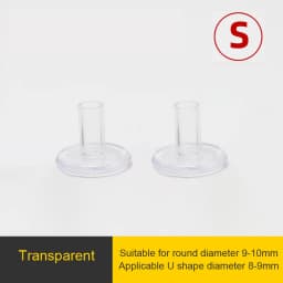High Heel Protectors Glittery Clear Heel Stoppers Heel Repair Caps Covers for Women Shoes Non-slip Shoe Accessories 2PC