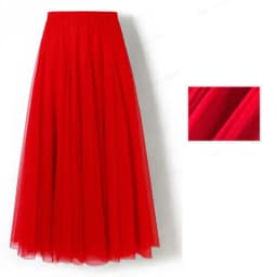 Hot Women Mesh Elastic Tutu Skirt Beach Spring Summer Korean High Waist Fashion Pleated Long Skirt Black White Tulle Skirts