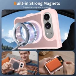 Slim Matte Translucent For Magsafe Case For iPhone Duo duo DUO Fold Wireless Charging Shockproof Back Front PC Hard Cover