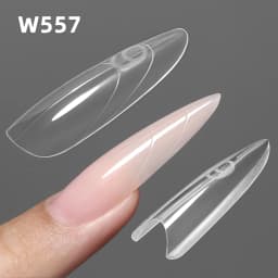 NEW YOKEFELLOW & MR NAIL Sandwich Nail Form 240pcs 15size Square Nail Extensions Top & Bottom Form Set for Quick Nail Extensions