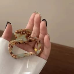 New Retro Hollowed Out Acetate Grab Clip Elegant Korean Crab Ponytail Braid Grab Clip Accessories for Girls Jewelry Gifts