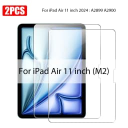 Tempered Glass Screen Protector for iPad Pro Air 2024 13 11 12.9 inch 9th 10th Generation for iPad Air 3 4 5 8th 7th Mini 6 Film